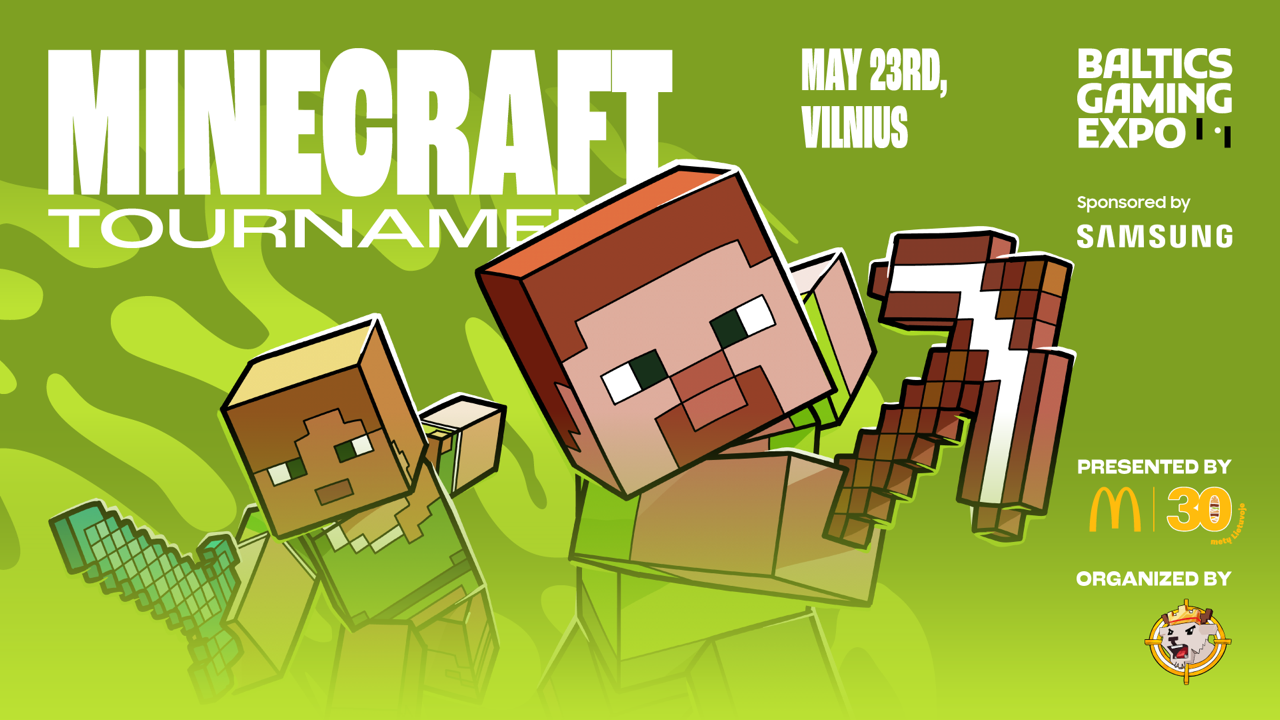 MATCHPOINT na Baltics Gaming Expo 2026 - 1000 € w turnieju Minecraft w Wilnie